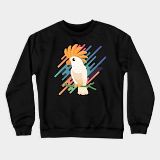 Tropic Zoo Animal Bird Crewneck Sweatshirt